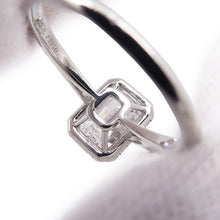 Load image into Gallery viewer, TIFFANY&Co. Soleste Emerald Cut Diamond Ring Size Approximately No. 10 Pt950