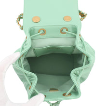 将图像加载到图库查看器中,CHANEL Matelasse Backpack Light GreenAS4866 Lambskin
