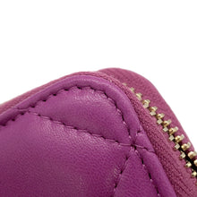 Load image into Gallery viewer, CHANEL 19 Small zip wallet PurpleAP0948 Lambskin
