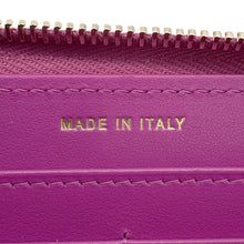 Load image into Gallery viewer, CHANEL 19 Small zip wallet PurpleAP0948 Lambskin