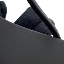 Load image into Gallery viewer, HERMES Mykonos Sandals Black Rubber Size 38