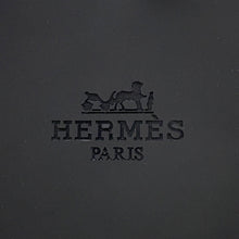 Load image into Gallery viewer, HERMES Mykonos Sandals Black Rubber Size 38