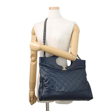 Load image into Gallery viewer, CHANEL CHANEL31 CHANEL31 Shopping Bag NavyAS1010 Aged Calf Leather Size Large