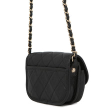 Load image into Gallery viewer, CHANEL Mini Round Flap Messenger Bag BlackAS2465 Grained Calf Leather Size 18