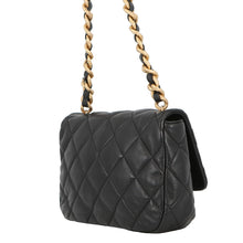 将图像加载到图库查看器中,CHANEL Single flap Matelasse Chain Shoulder BlackAS3206 Lambskin Size Small
