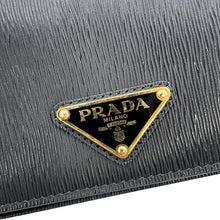 Load image into Gallery viewer, PRADA Vitello Move Chain Wallet Black1BP021_2B6P_F0002 Leather