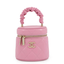 Load image into Gallery viewer, CHANEL Matelasse Vanity Bag PinkAP2730 Lambskin