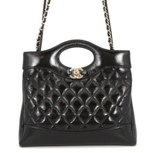 Load image into Gallery viewer, CHANEL CHANEL31 Mini Shopping Bag BlackAS4133 Shiny Calf Leather