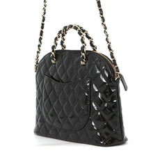 Load image into Gallery viewer, CHANEL Matelasse 2-Way Shopping Bag BlackAS3969 Patent Leather