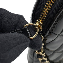 Load image into Gallery viewer, CHANEL Matelasse 2-Way Shopping Bag BlackAS3969 Patent Leather