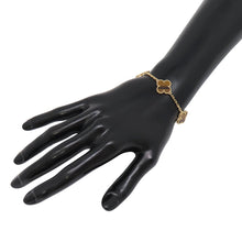 Load image into Gallery viewer, Van Cleef & Arpels Vintage Alhambra 5 Motif BraceletVCARD35600 18K Yellow Gold
