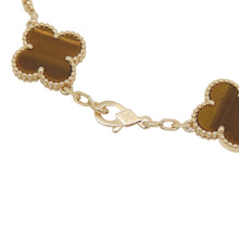 Load image into Gallery viewer, Van Cleef & Arpels Vintage Alhambra 5 Motif BraceletVCARD35600 18K Yellow Gold