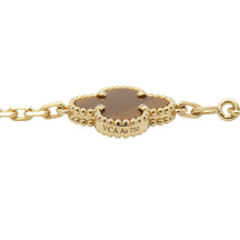 Load image into Gallery viewer, Van Cleef & Arpels Vintage Alhambra 5 Motif BraceletVCARD35600 18K Yellow Gold
