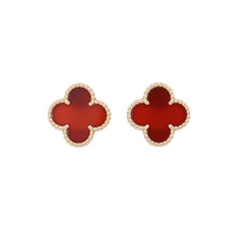 Load image into Gallery viewer, Van Cleef & Arpels Vintage Alhambra EarringVCARD40400 18K Yellow Gold