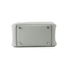 将图像加载到图库查看器中,HERMES Lindy Blue Gacier/Gris Perle Taurillon Clemence Size Mini