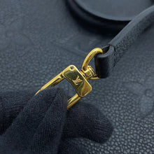 Load image into Gallery viewer, LOUIS VUITTON Petit Sac Plat NoirM80478 Monogram Empreinte Leather
