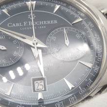 Load image into Gallery viewer, manero flyback W43mm Stainless Steel Blue Green Dial00.10919.08.93.21