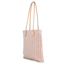Load image into Gallery viewer, LOUIS VUITTON Carry It Tote Bag Beige/PlumM15121 Cotton Canvas