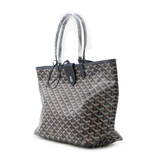 将图像加载到图库查看器中,GOYARD Saint Louis with clip Navy BlueSTLCROPMLTY12CL12P PVC Leather Size PM