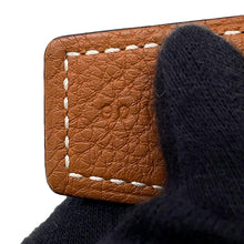 将图像加载到图库查看器中,HERMES Constance Belt Size 90 Black/Gold Box Calf Leather Togo Leather