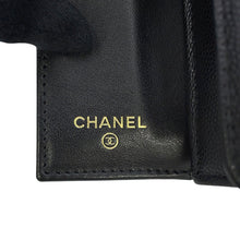 将图像加载到图库查看器中,CHANEL CC Logo Small Flap Wallet BlackAP4655-B20633-94305 Caviar Leather