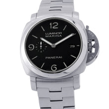 将图像加载到图库查看器中,PANERAI Luminor Marina 1950 3 Days Automatic Acciaio W44mm Stainless Steel Black DialPAM00328