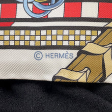 Load image into Gallery viewer, HERMES Twilly Brides and Bag Charm Brides et Gris Gris Rouge/Blanc/Moldre Silk100%