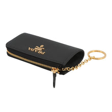 Load image into Gallery viewer, PRADA L-shaped zipper key case Black1PP026_2DZV_F0002 Saffiano LeatherLeather