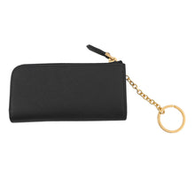 Load image into Gallery viewer, PRADA L-shaped zipper key case Black1PP026_2DZV_F0002 Saffiano LeatherLeather