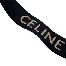 将图像加载到图库查看器中,CELINE Jacquard Short Strap Black49S022AEP.38AW Wool Leather