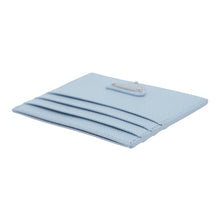 将图像加载到图库查看器中,PRADA Saffiano Leather Triangle Card Holder Pale Blue1MC025_QHH_F0EMZ Saffiano LeatherLeather