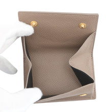 将图像加载到图库查看器中,SAINT LAURENT PARIS Compact wallet Tri-fold wallet Brown678272 Leather