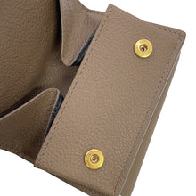 将图像加载到图库查看器中,SAINT LAURENT PARIS Compact wallet Tri-fold wallet Brown678272 Leather