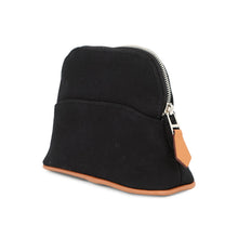 Load image into Gallery viewer, HERMES Bolide Pouch Black Canvas Size Mini mini