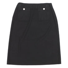 Load image into Gallery viewer, CHANEL CC Logo Medium Length Skirt Size 34 Black/WhiteP64748-K60697-N8127 Viscose 94% Polyamide 4% Elastane 2%