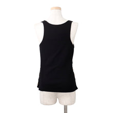 将图像加载到图库查看器中,CHANEL Egyptian Collection Tank Top Size 38 Black/GoldP61889 Polyester 65% Polyamide 30% Polyurethane 5%