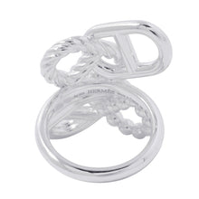 Load image into Gallery viewer, HERMES Chaine d'Ancre Area II Multi-link Ring Size 56/#16 SV925