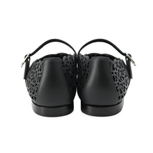 将图像加载到图库查看器中,HERMES Ballet shoes Meri Black Calf Leather Size 37H