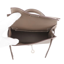 将图像加载到图库查看器中,HERMES Mini Kelly2 Etoupe Epsom