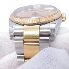 将图像加载到图库查看器中,ROLEX Datejust Oman W36mm Stainless Steel 18KYG Champagne Dial116233G