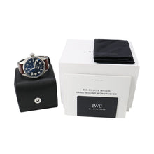 Load image into Gallery viewer, IWC Big Pilot's Watch Monopusher Petit Prince Limited Edition (500 pieces) W46mm Stainless Steel Leather Blue DialIW515202