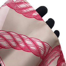 将图像加载到图库查看器中,HERMES Maxi Twilly DELLA CAVALLERIA Rose Pale/Rouge Silk100%