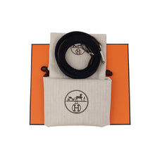 Load image into Gallery viewer, HERMES Evelyne Long Etoupe/Blue Indigo Taurillon Clemence Size TPM