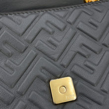 将图像加载到图库查看器中,FENDI Baguette Chain Midi Shoulder Bag Dark Gray8BR793AH9CF1IV7 Leather