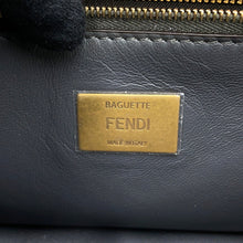 将图像加载到图库查看器中,FENDI Baguette Chain Midi Shoulder Bag Dark Gray8BR793AH9CF1IV7 Leather