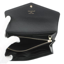 Load image into Gallery viewer, LOUIS VUITTON Portefeuille Sarah Noir/BeigeM80496 Bicolor Monogram Empreinte Leather