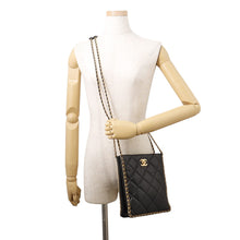 将图像加载到图库查看器中,CHANEL Matelasse ChainShoulder Bag BlackAS3470 Caviar Leather
