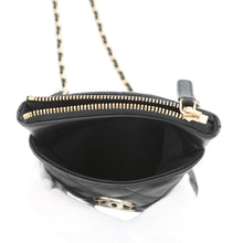 Load image into Gallery viewer, CHANEL Matelasse ChainShoulder phone case Black Lambskin