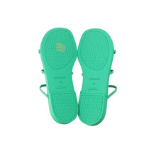 Load image into Gallery viewer, HERMES Mykonos Sandals Vert・Tourmaline Rubber Size 36