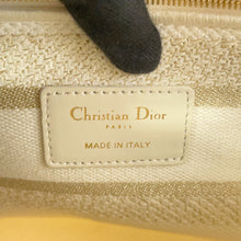 Load image into Gallery viewer, Dior Lady D-Lite 2WAY Bag White/GoldM0565OESV_M01E Canvas Size Medium